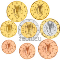 Irlanda 2012 - Conjunto de euros UNC