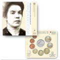 Italia 2021 - Conjunto de euros BU + plata - Grazia Deledda por 75.00 € ✅