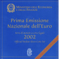 Italy Euro set BU 2002 for 15.00 € ✅
