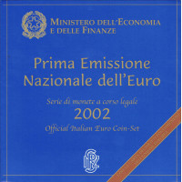 Italy Euro set BU 2002