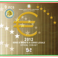 Italia conjunto de euros BU 2012