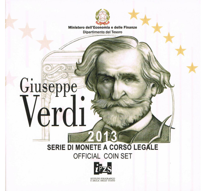 Italia conjunto de euros BU 2013 - Giuseppe Verdi por 38.90 € ✅