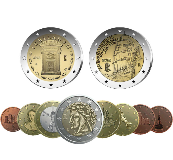 Italy Euro set PROOF 2025 for 145.00 € ✅