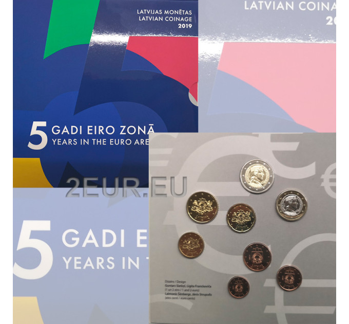 Letonia 2019 - Conjunto de euros BU por 39.00 € ✅