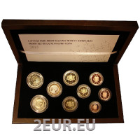 Letonia 2015 - Conjunto de euros PROOF - Presidencia letona del Consejo de la UE