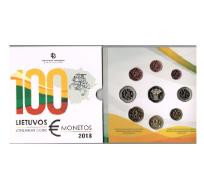 Lituania 2018 - Conjunto de euros BU por 249.00 € ✅
