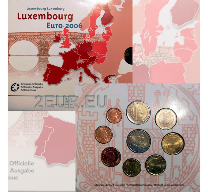 Luxembourg 2006 - Euro set BU for 39.00 € ✅