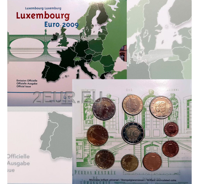 Luxembourg 2009 - Euro set BU for 38.00 € ✅