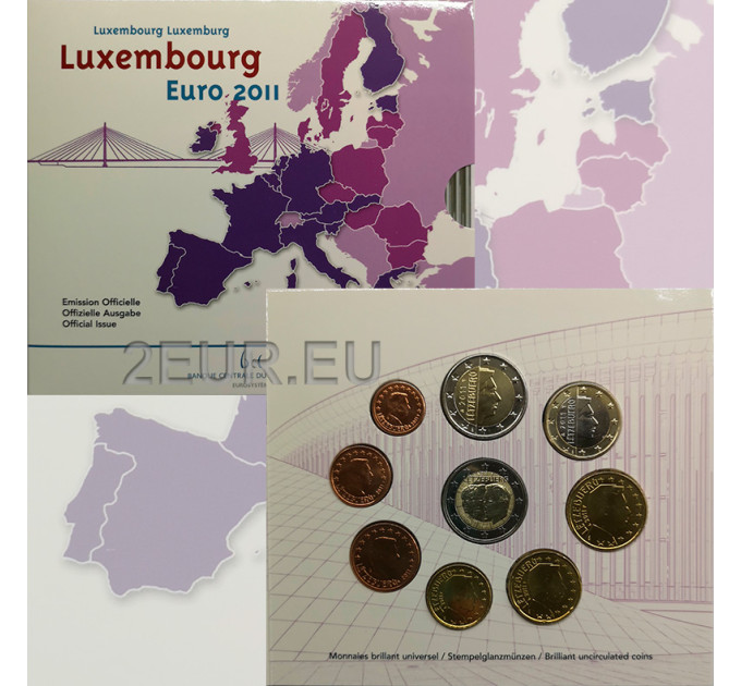 Luxemburgo 2011 - Conjunto de euros BU por 39.00 € ✅
