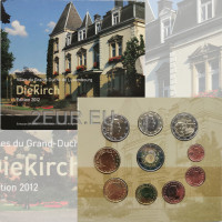 Luxembourg euro set BU 2012 - City of Diekirch
