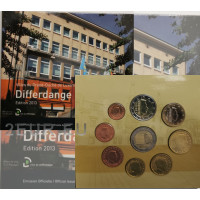 Luxemburgo conjunto de euros BU 2013 - Ciudad de Differdange