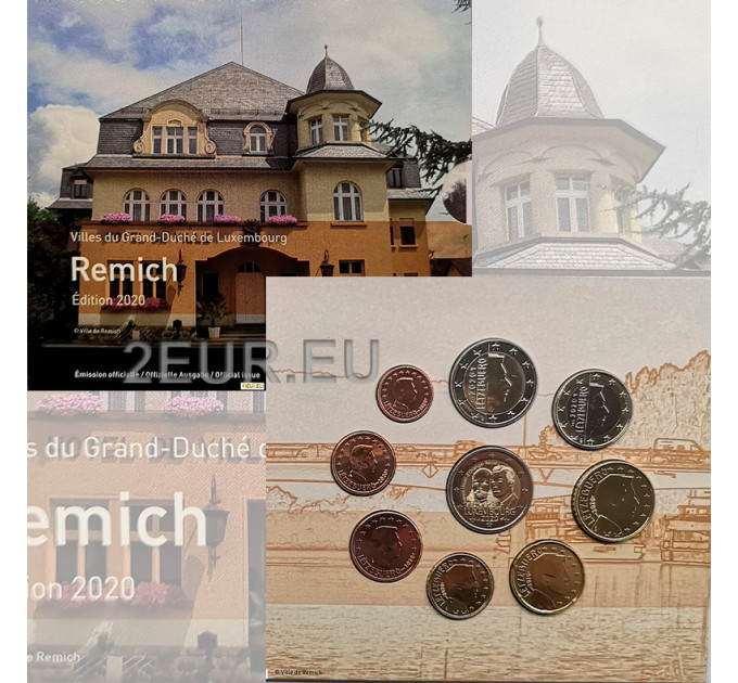 Luxemburgo conjunto de euros BU 2020 - Ciudad de Remich por 49.00 € ✅