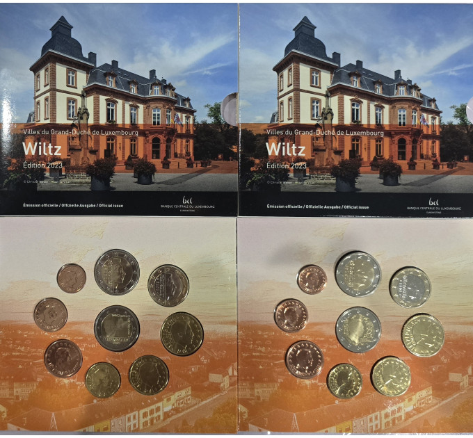 Luxemburgo conjunto de euros BU 2023 - Ciudad de Wiltz - Comité Olímpico Internacional por 300.00 € ✅