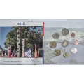 Luxembourg euro set BU 2025 - City of Moselle - 2 Euro Schuman + 25th of the throne of Henri for 250.00 € ✅