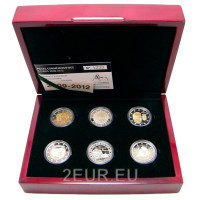 Luxemburgo 2 euros Proof 2009 - 2012
