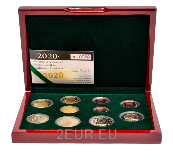 Luxemburgo juego de monedas de euro Proof 2020 por 300.00 € ✅