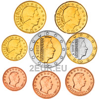 Luxemburgo Conjunto de euros UNC 2017