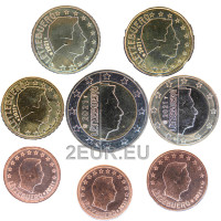 Luxemburgo Conjunto de euros UNC 2021