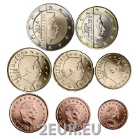 Luxemburgo Conjunto de euros UNC 2024