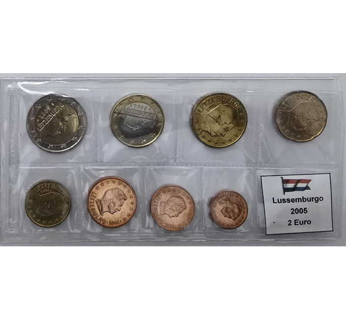 Luxemburgo Conjunto de euros UNC 2005 por 12.00 € ✅