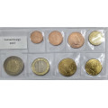 Luxemburgo Conjunto de euros UNC 2007 por 12.00 € ✅