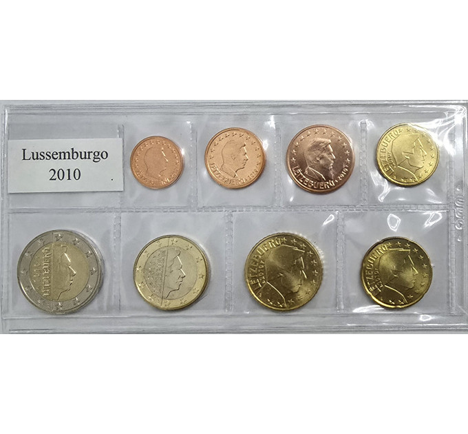 Luxemburgo Conjunto de euros UNC 2010 por 9.50 € ✅