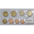Luxemburgo Conjunto de euros UNC 2011 por 10.50 € ✅