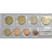 Luxemburgo Conjunto de euros UNC 2012