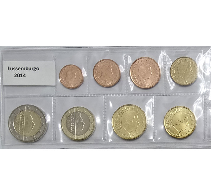 Luxemburgo Conjunto de euros UNC 2014 por 9.50 € ✅
