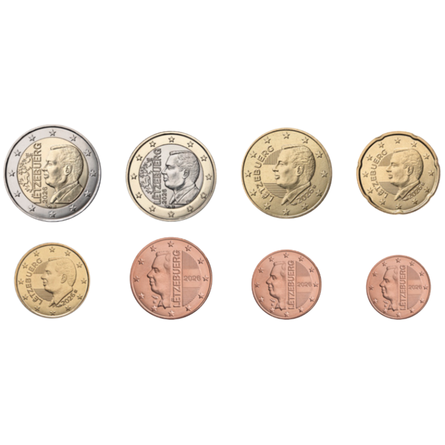 Luxembourg Euro set UNC 2026 Luxembourg Euro set UNC 2026