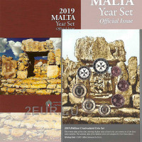 Malta Conjunto de euros BU 2019 - Templos de Ta Hagrat