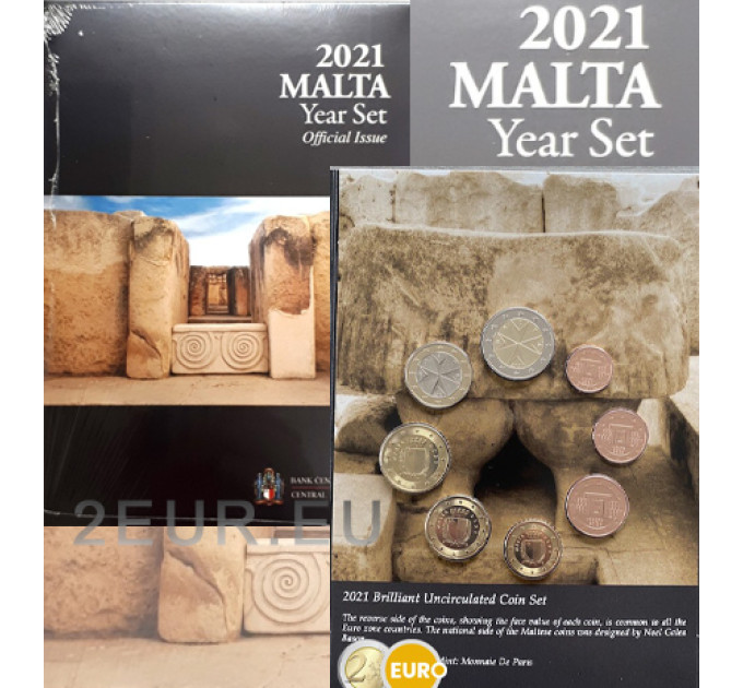 Malta conjunto de euros BU 2021 - Templos de Tarxien por 42.00 € ✅
