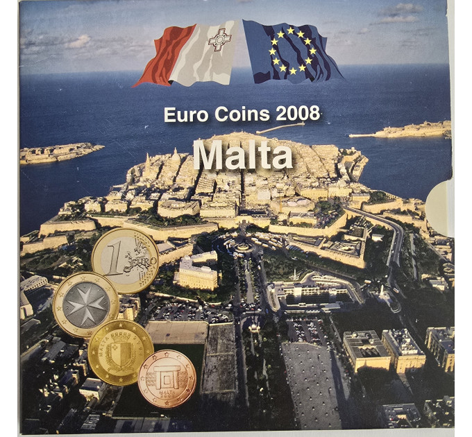 Malta Conjunto de euros BU 2008 por 25.00 € ✅