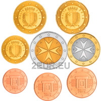 Malta Conjunto de euros UNC  2015