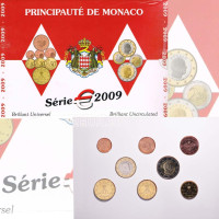 Monaco BU set 2009 - Euro coin set