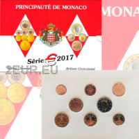 Monaco BU set 2017 - Euro coin set
