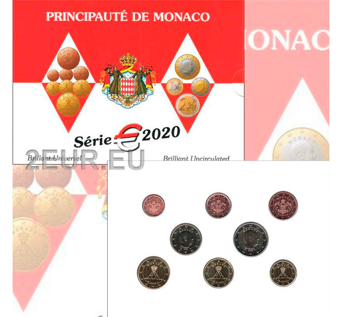 Monaco BU set 2020 - juego de monedas de euro por 195.00 € ✅