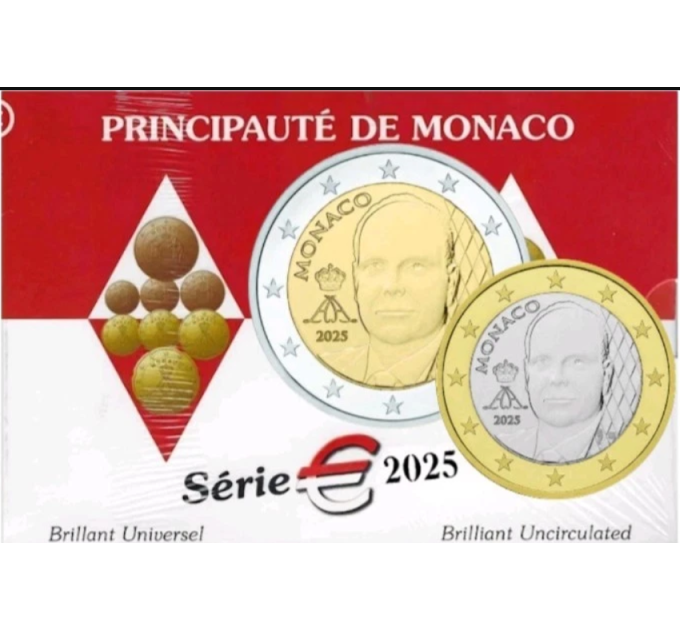 Monaco BU set 2025 - juego de monedas de euro por 195.00 € ✅