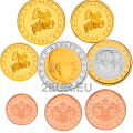 Monaco UNC set 2001 - Euro coin set for 145.00 € ✅