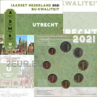 Netherlands Euro set BU 2021 - Utrecht