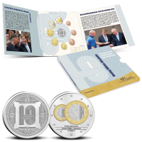 Netherlands Euro set BU 2024 - 10 Years of Euro Coins with King Willem-Alexander