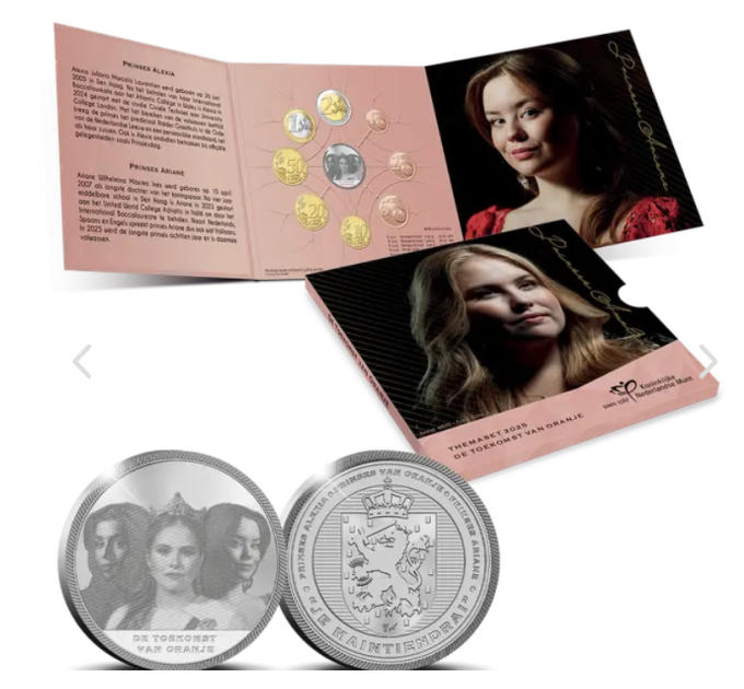 Países Bajos Serie de euros BU 2025 - Princesa de Orange y las princesas Alexia y Ariane por 30.95 € ✅