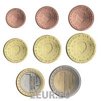 Países Bajos Juego de monedas de euro UNC 2011