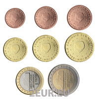 Países Bajos Juego de monedas de euro UNC 2012