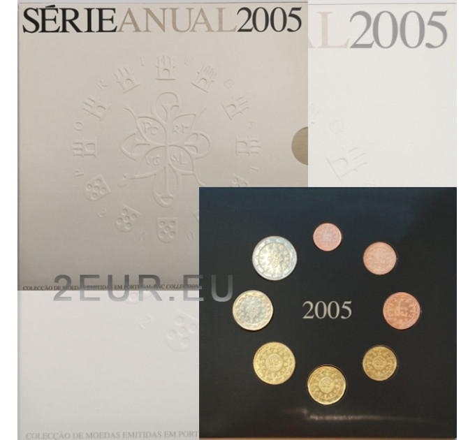Portugal 2005 - Euro set BU for 37.00 € ✅