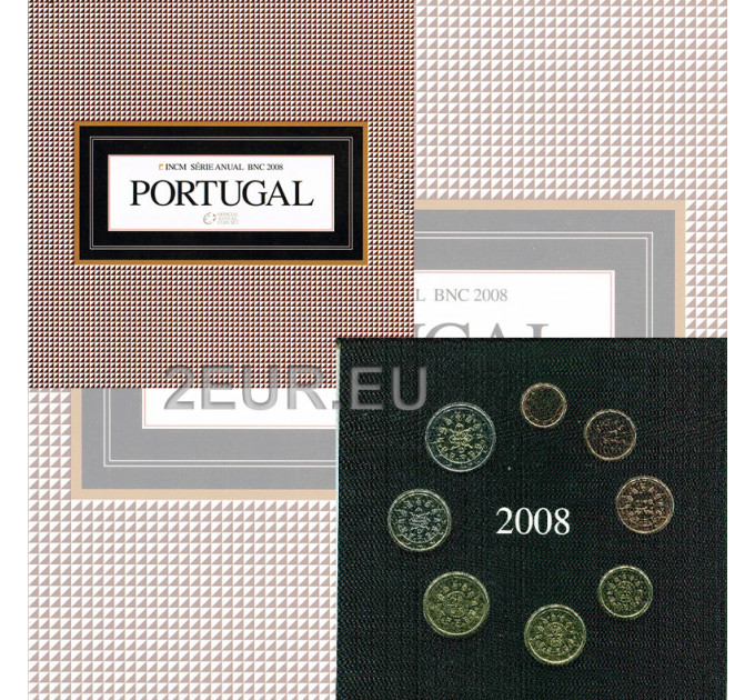 Portugal 2008 - Euro set BU for 64.00 € ✅