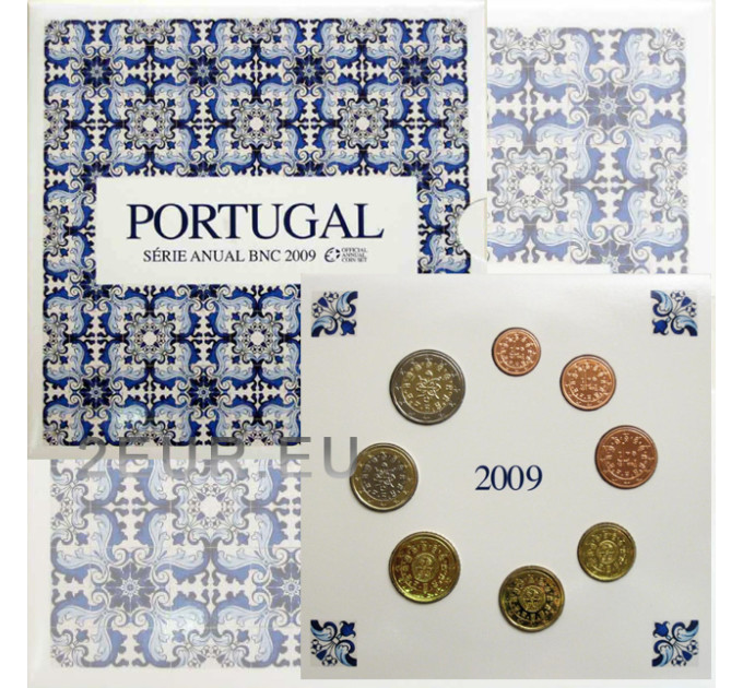 Portugal 2009 - Conjunto de euros BU por 52.00 € ✅