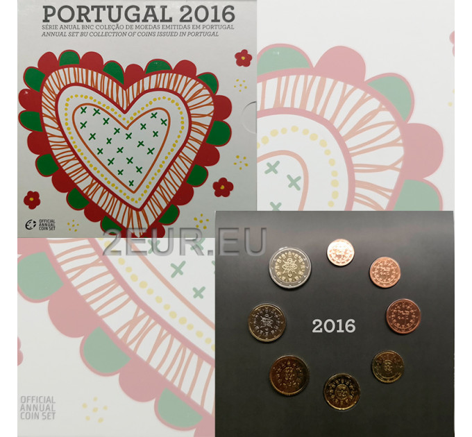 Portugal 2016 - Euro set BU for 39.90 € ✅