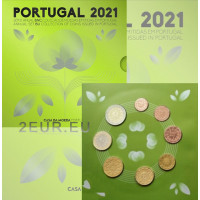 Portugal 2021 - Conjunto de euros BU