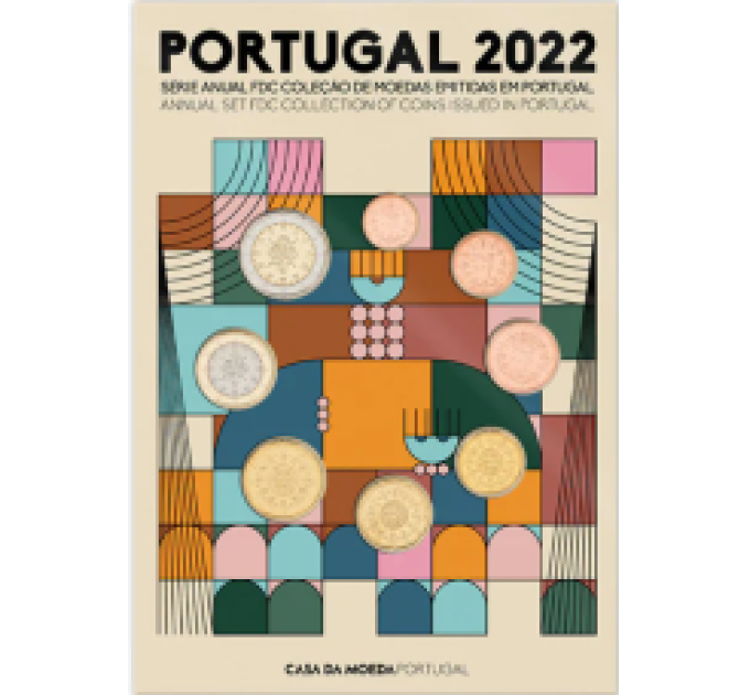Portugal 2022 - Conjunto de euros FDC por 23.00 € ✅